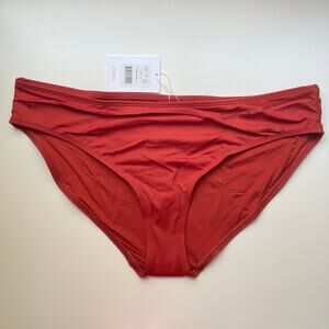 Andie Swim The Bikini Bottom Women's XL Chili Pepper Red - NWT
